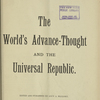 The World's advance-thought