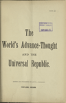 The World's advance-thought