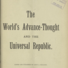 The World's advance-thought