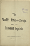 The World's advance-thought