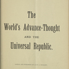 The World's advance-thought