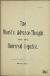 The World's advance-thought