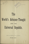 The World's advance-thought