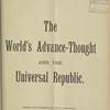 The World's advance-thought