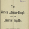 The World's advance-thought