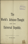 The World's advance-thought