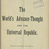 The World's advance-thought