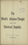 The World's advance-thought