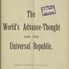 The World's advance-thought