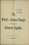 The World's advance-thought