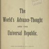 The World's advance-thought