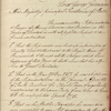 Letter to the Earl of Hillsborough, Viscount Stormont, and Lord George Germaine, Secretaries of State