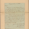 Letter to William Cabell, near Warmister Post Office [Va.]