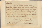 Letter to [Horatio] Gates, Travellers Rest, Barkley [Va.]