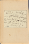 Letter to N[athaniel] Francis Cabell, Warminster, Va.