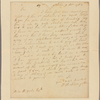 Letter to Peter W. Yates [Albany]