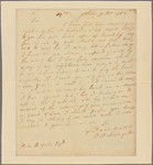 Letter to Peter W. Yates [Albany]