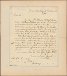 Letter to John Trumbull, 256 Broadway [New York]