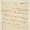 Letter to W[lliam] P. Farrand, Philadelphia
