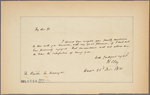 Letter to [George Corbin?] Washington
