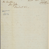 Letter to President John Tyler