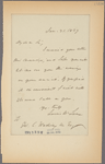 Letter to George C. Worthington, Esq.