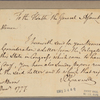 Letter to the General Assembly [of North Carolina]