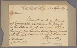 Letter to the General Assembly [of North Carolina]