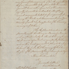 Letter to Lt.-Col. [George] Campbell, Georgetown