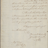 Letter to Major [James Henry] Craig, 82nd Regiment [Charleston]