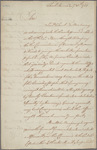 Letter to [Lt. Col. George Campbell, Georgetown?]