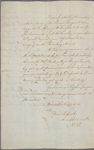 Letter to [Lt. Col. George Campbell, Georgetown?]