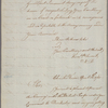 Letter to Major [Archibald] McArthur [Charleston]