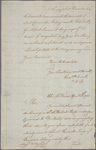 Letter to Major [Archibald] McArthur [Charleston]