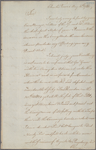 Letter to Sir James Wright [Governor of Georgia, Savannah]