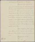 Letter to Capt. [John] Colpoys [Orpheus Frigate, off Charleston]