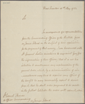 Letter to Lt. Col. [John] Thomas, James Island