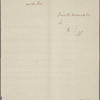 Letter to Capt Loughearne, Commanding Ships of War [off Charleston]