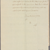 Letter to Maj. Gen [Nathanael] Greene