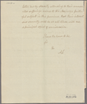 Letter to Maj. Gen [Nathanael] Greene