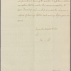 Letter to Lieut. Downs, Royal Navy, Supt.on armed ordnance storeship Juliana [off Charleston]