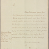 Letter to Capt. Packenham, Commanding His Majesty's Ships of War [off Charleston]