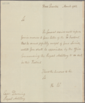 Letter to Capt. Downing, Royal Artillery [Charleston]