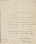 Letter to Sir Henry Clinton [New York]