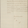 Letter to Capt. [John] Colpoys, Commanding Ships of War, off Charlestown