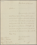 Letter to Col. Bryant [Samuel Bryan], Lt. Col. Hampton [John Hamilton] and Capt. White of the Royal North Carolina Militia [Salisbury Gaol]