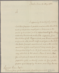 Letter to Samuel Bean, Deputy Commissary of Musters and Auditor of Accounts [Charleston]