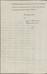 Letter to [Thomas Burke,] Governor of North Carolina