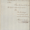 Letter to Don Juan Manuel Cagigal, Governor General of Cuba