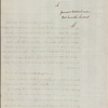 Letter to Gen. [Nathanael] Greene